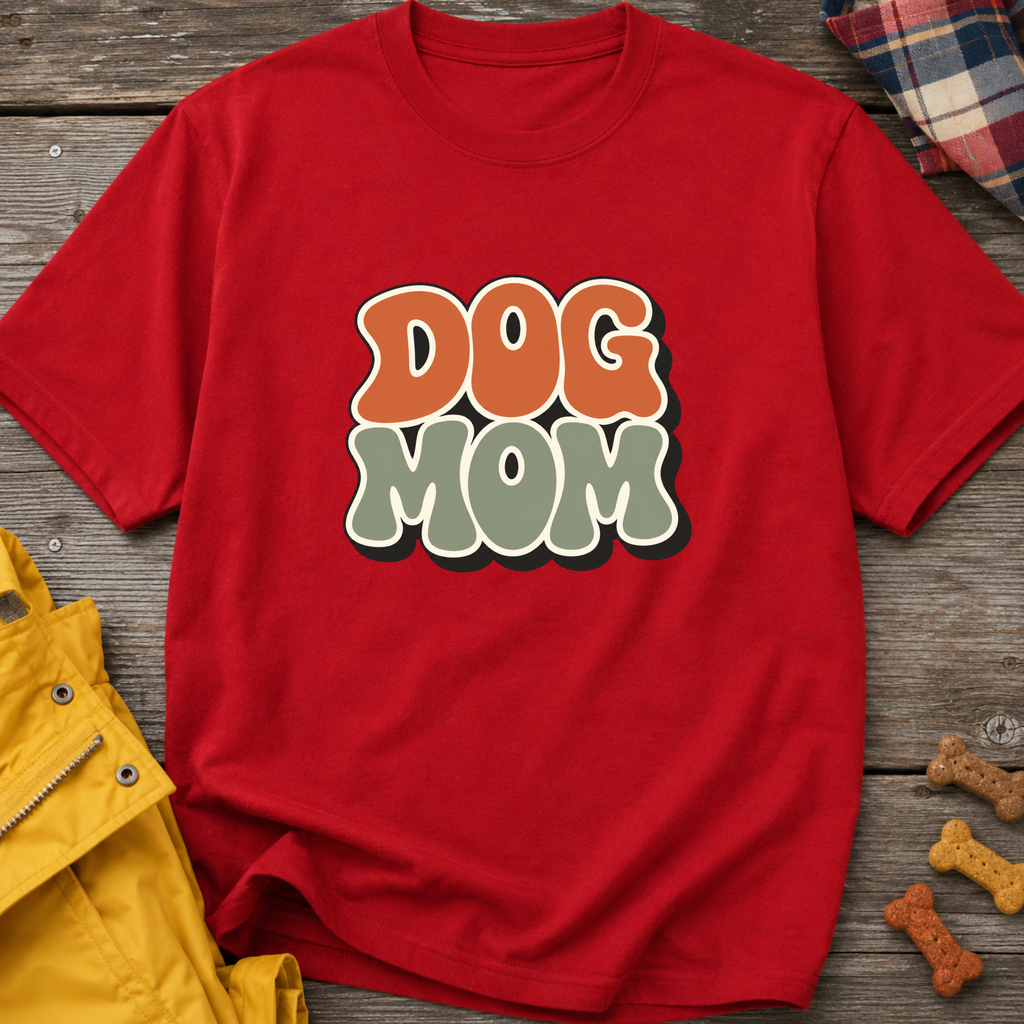 Snago T-Shirt DOG MOM Dog and Cat Tees for Pet Parents