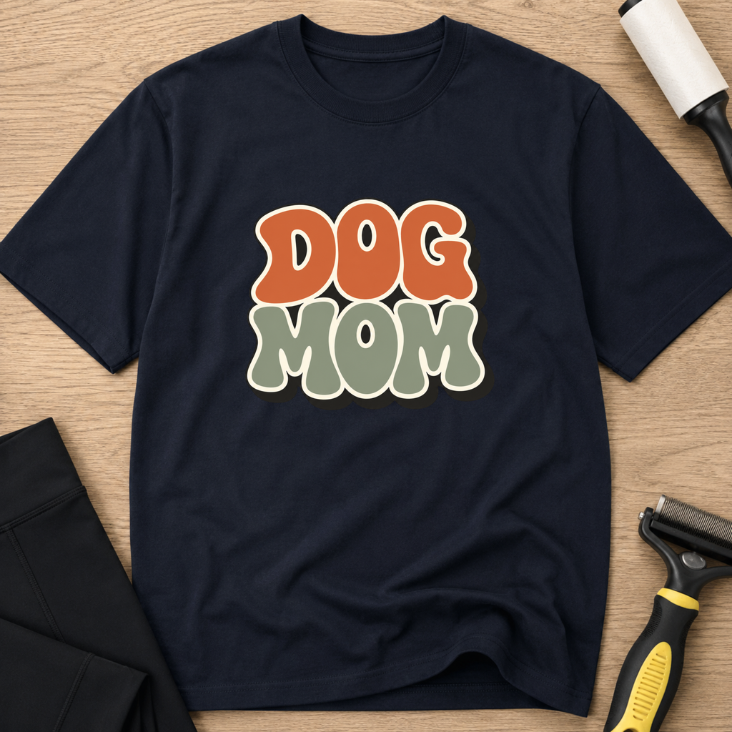 Snago T-Shirt DOG MOM Dog and Cat Tees for Pet Parents