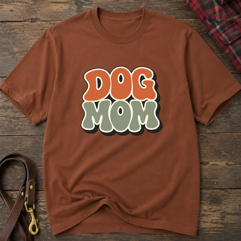 Snago T-Shirt DOG MOM Dog and Cat Tees for Pet Parents