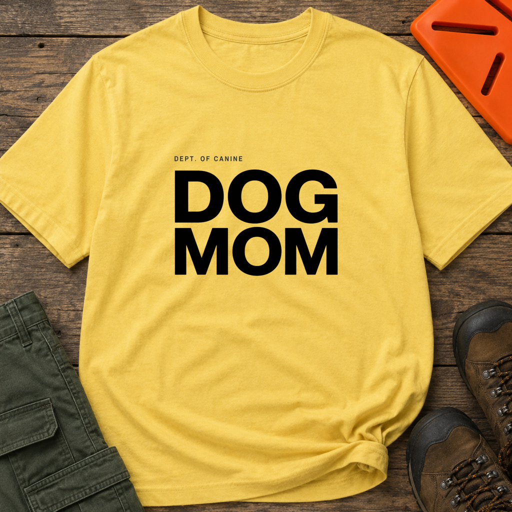 Snago T-Shirt DOG MOM Dog and Cat Tees for Pet Parents