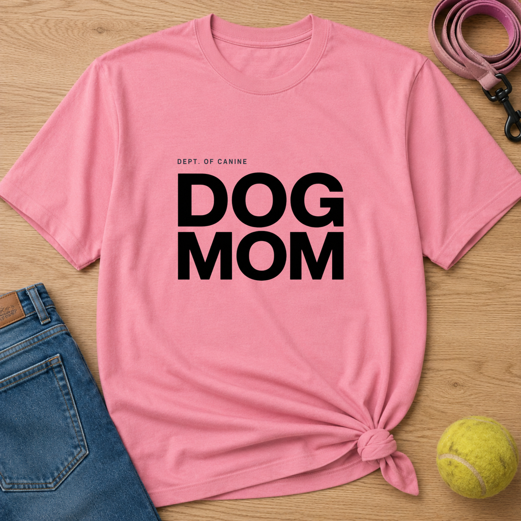 Snago T-Shirt DOG MOM Dog and Cat Tees for Pet Parents
