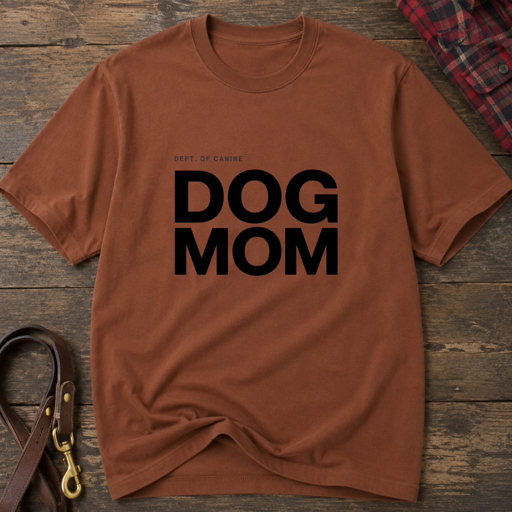 Snago T-Shirt DOG MOM Dog and Cat Tees for Pet Parents
