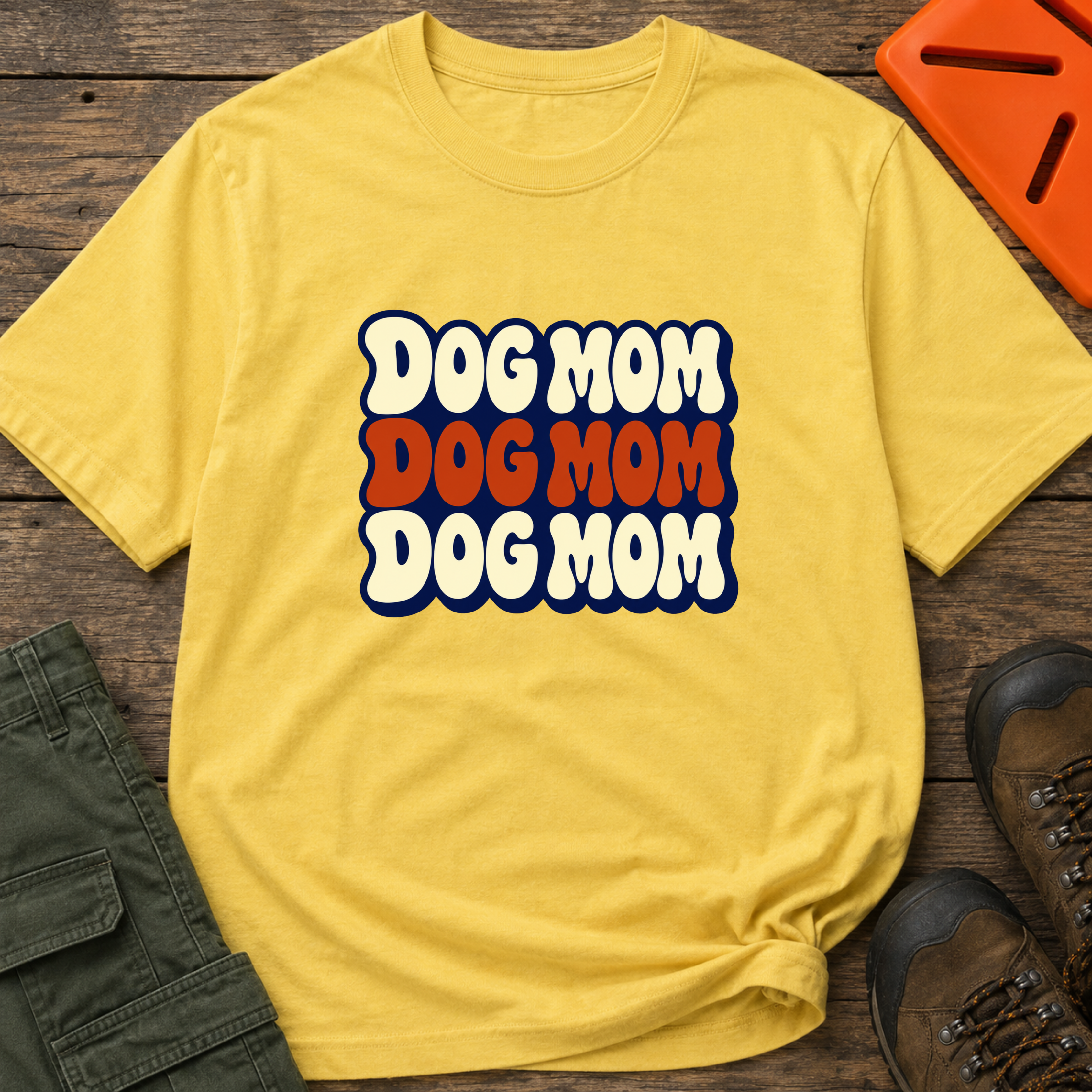 Snago T-Shirt DOG MOM Dog and Cat Tees for Pet Parents