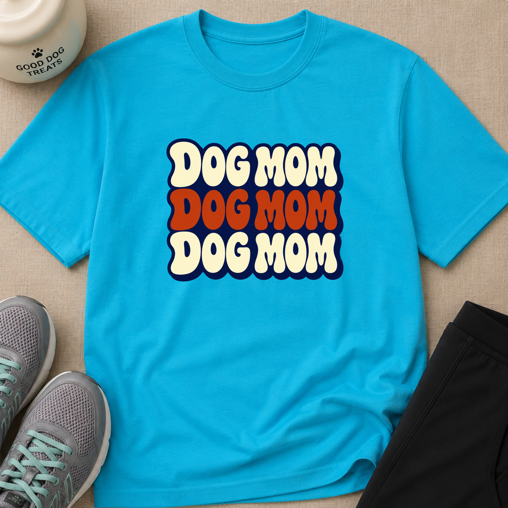 Snago T-Shirt DOG MOM Dog and Cat Tees for Pet Parents