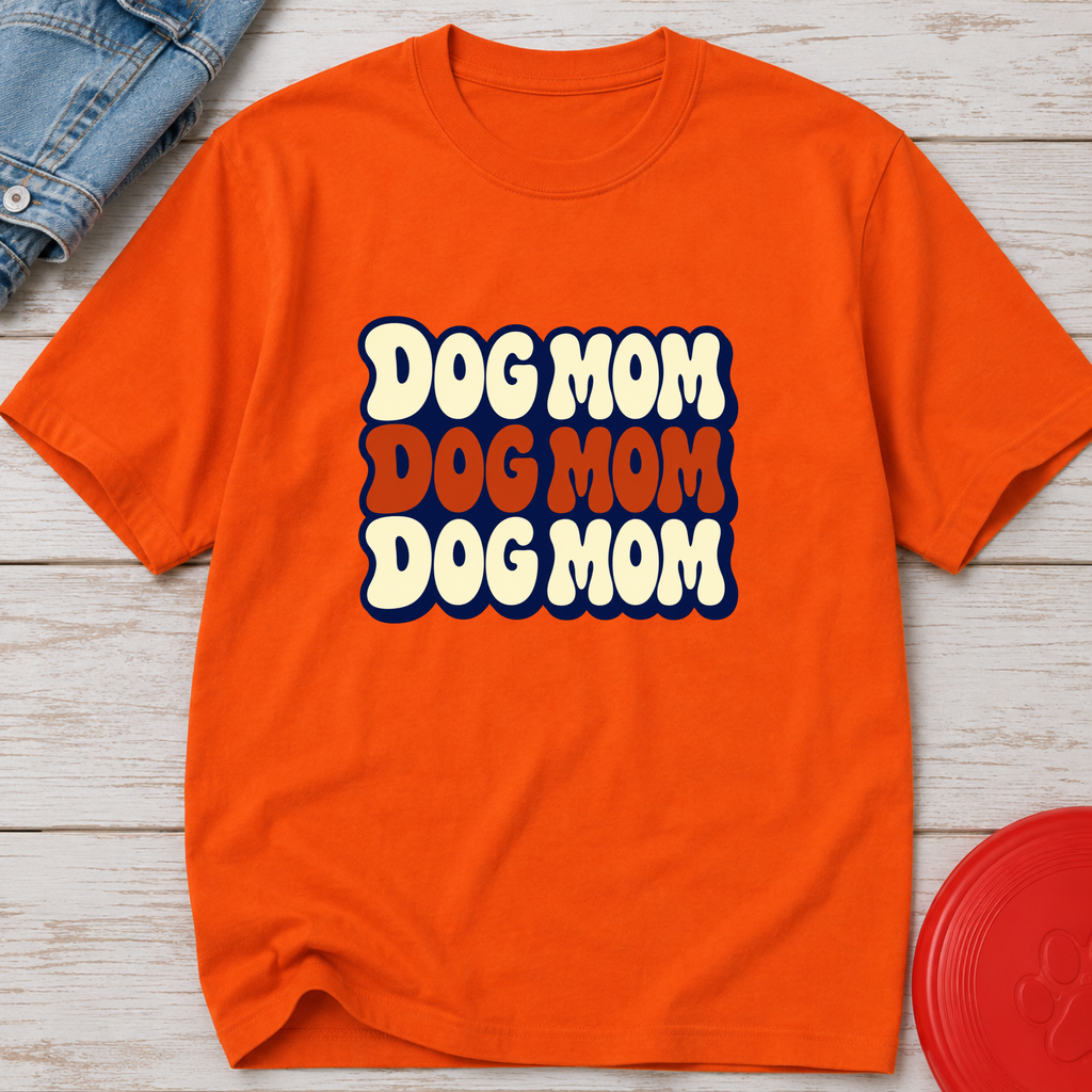 Snago T-Shirt DOG MOM Dog and Cat Tees for Pet Parents
