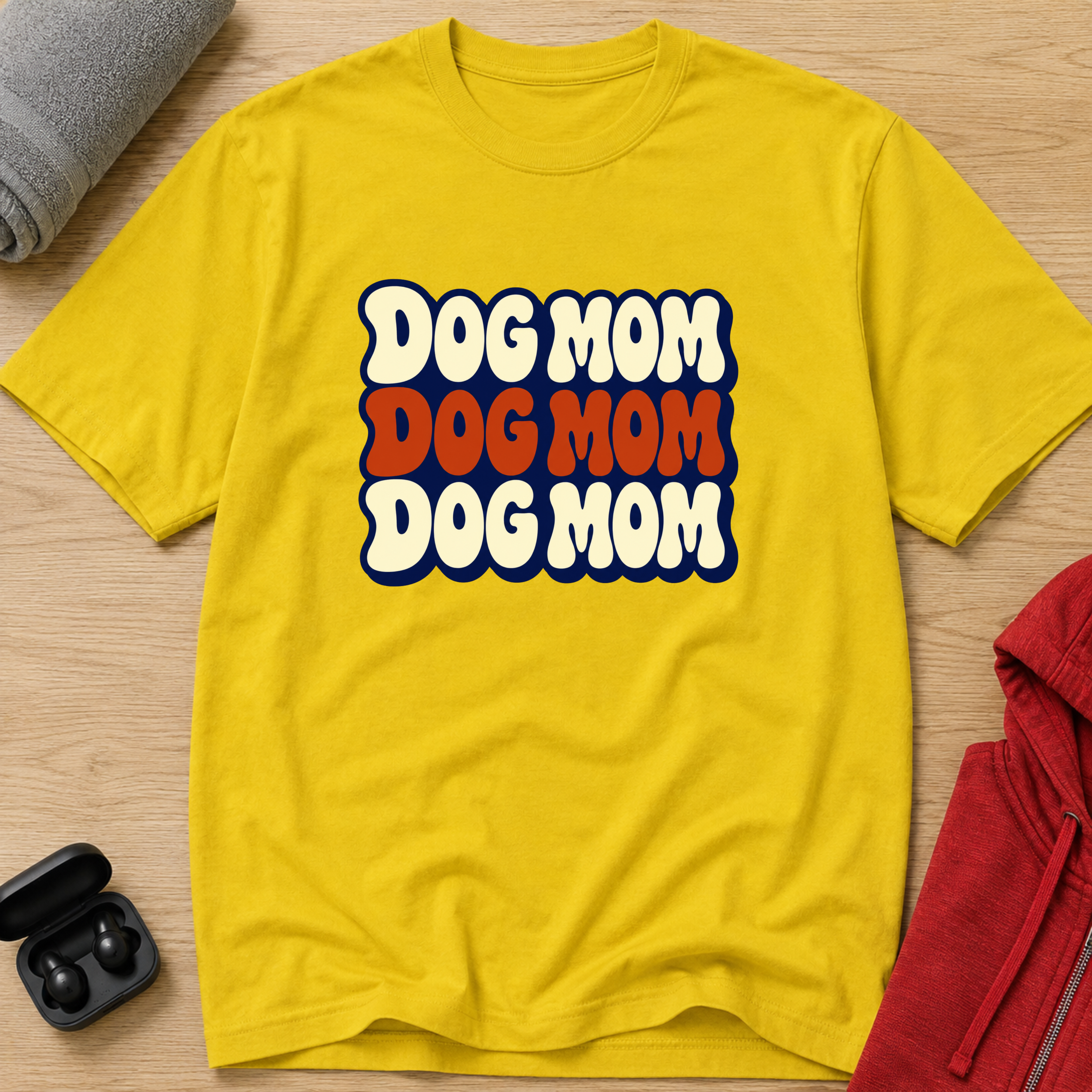 Snago T-Shirt DOG MOM Dog and Cat Tees for Pet Parents