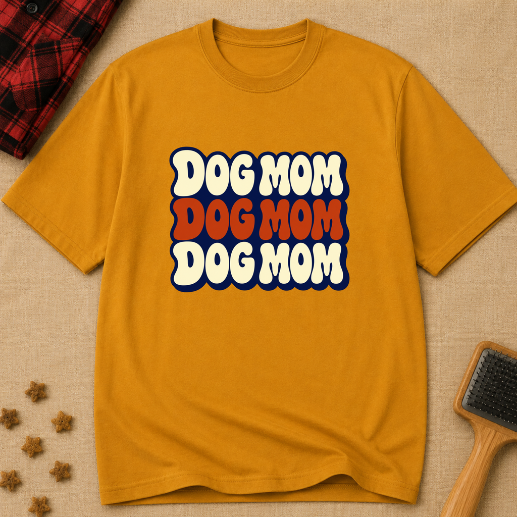 Snago T-Shirt DOG MOM Dog and Cat Tees for Pet Parents