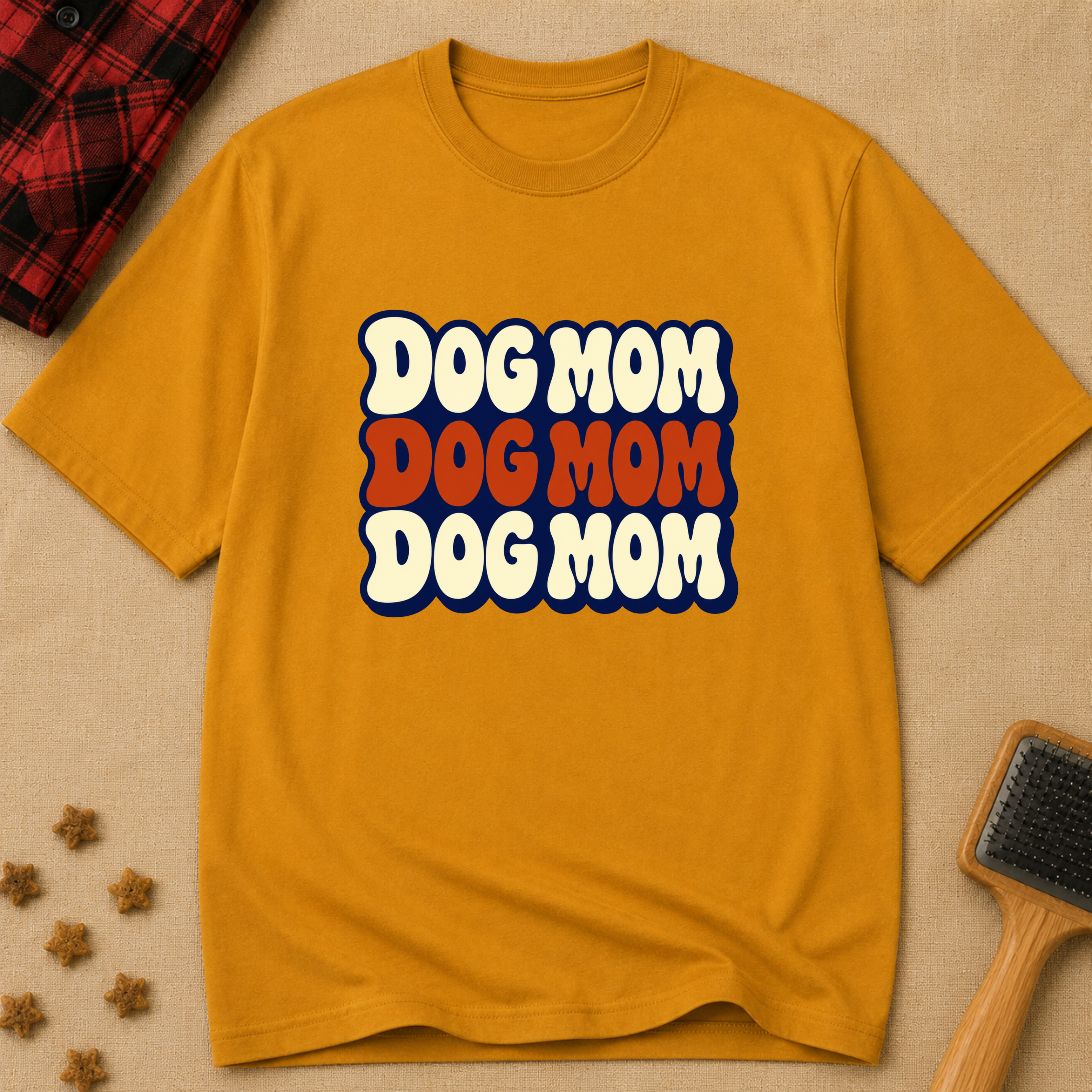 Snago T-Shirt DOG MOM Dog and Cat Tees for Pet Parents