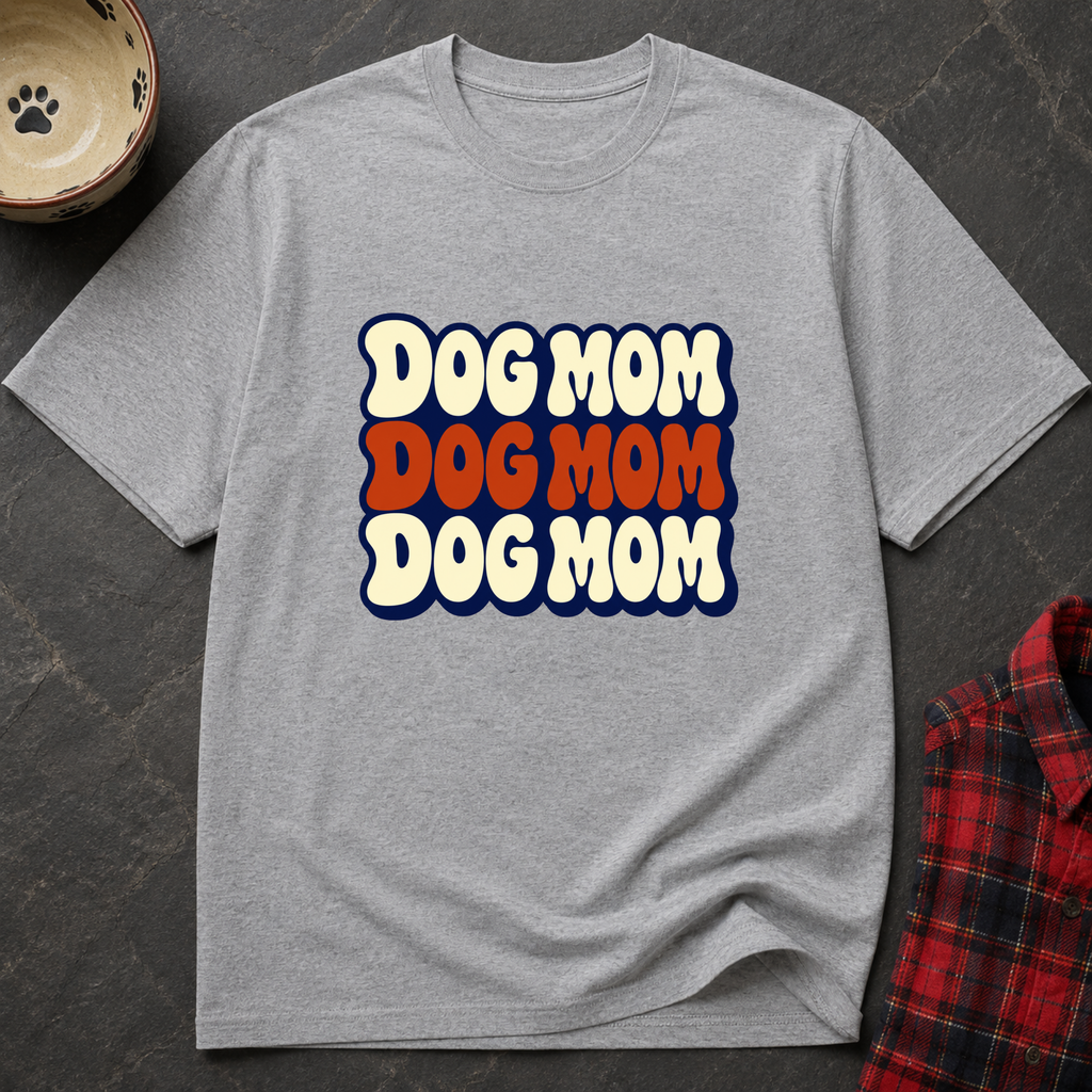 Snago T-Shirt DOG MOM Dog and Cat Tees for Pet Parents