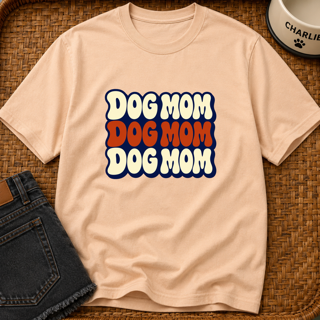 Snago T-Shirt DOG MOM Dog and Cat Tees for Pet Parents
