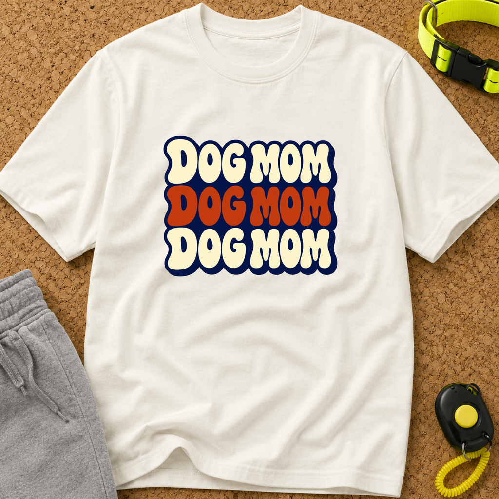 Snago T-Shirt DOG MOM Dog and Cat Tees for Pet Parents
