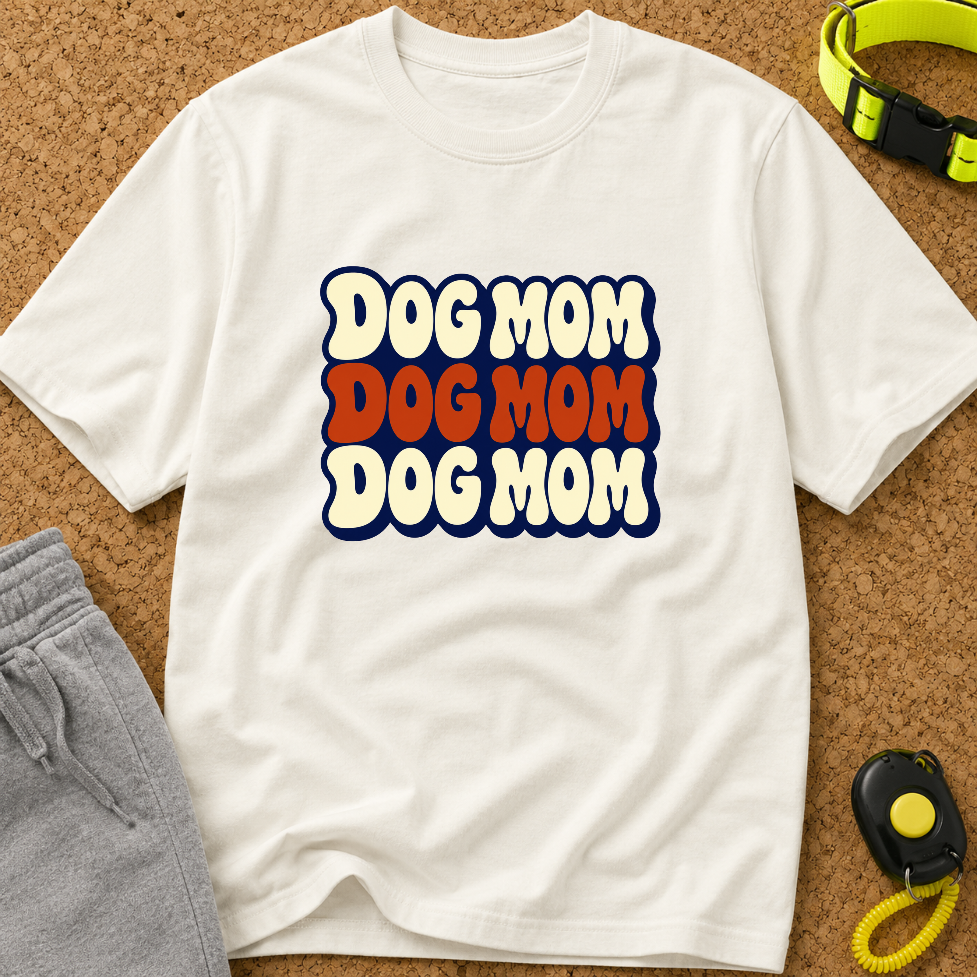 Snago T-Shirt DOG MOM Dog and Cat Tees for Pet Parents