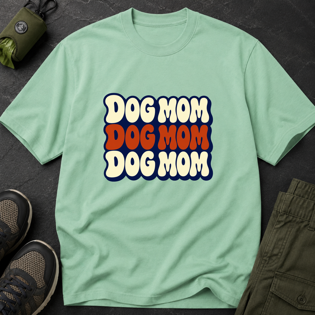 Snago T-Shirt DOG MOM Dog and Cat Tees for Pet Parents