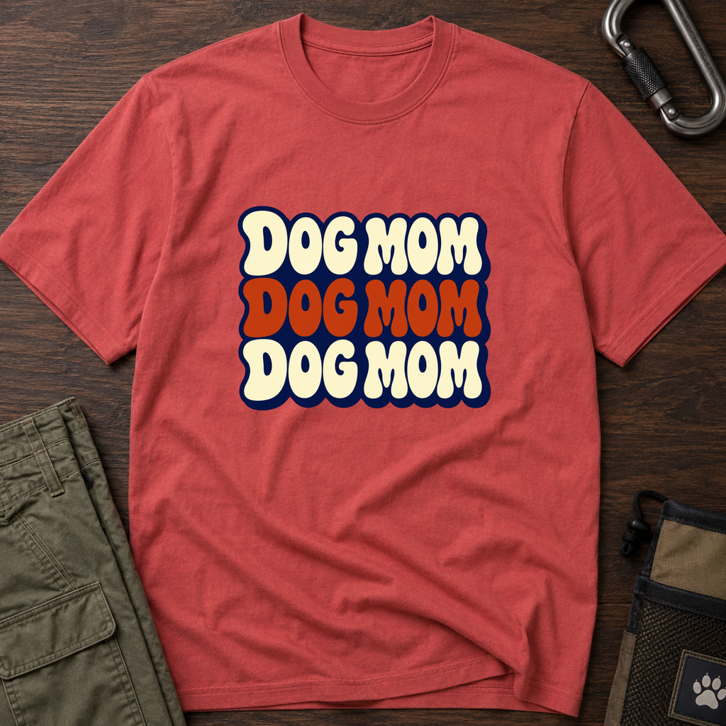 Snago T-Shirt DOG MOM Dog and Cat Tees for Pet Parents