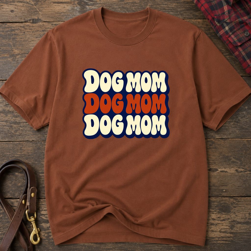 Snago T-Shirt DOG MOM Dog and Cat Tees for Pet Parents
