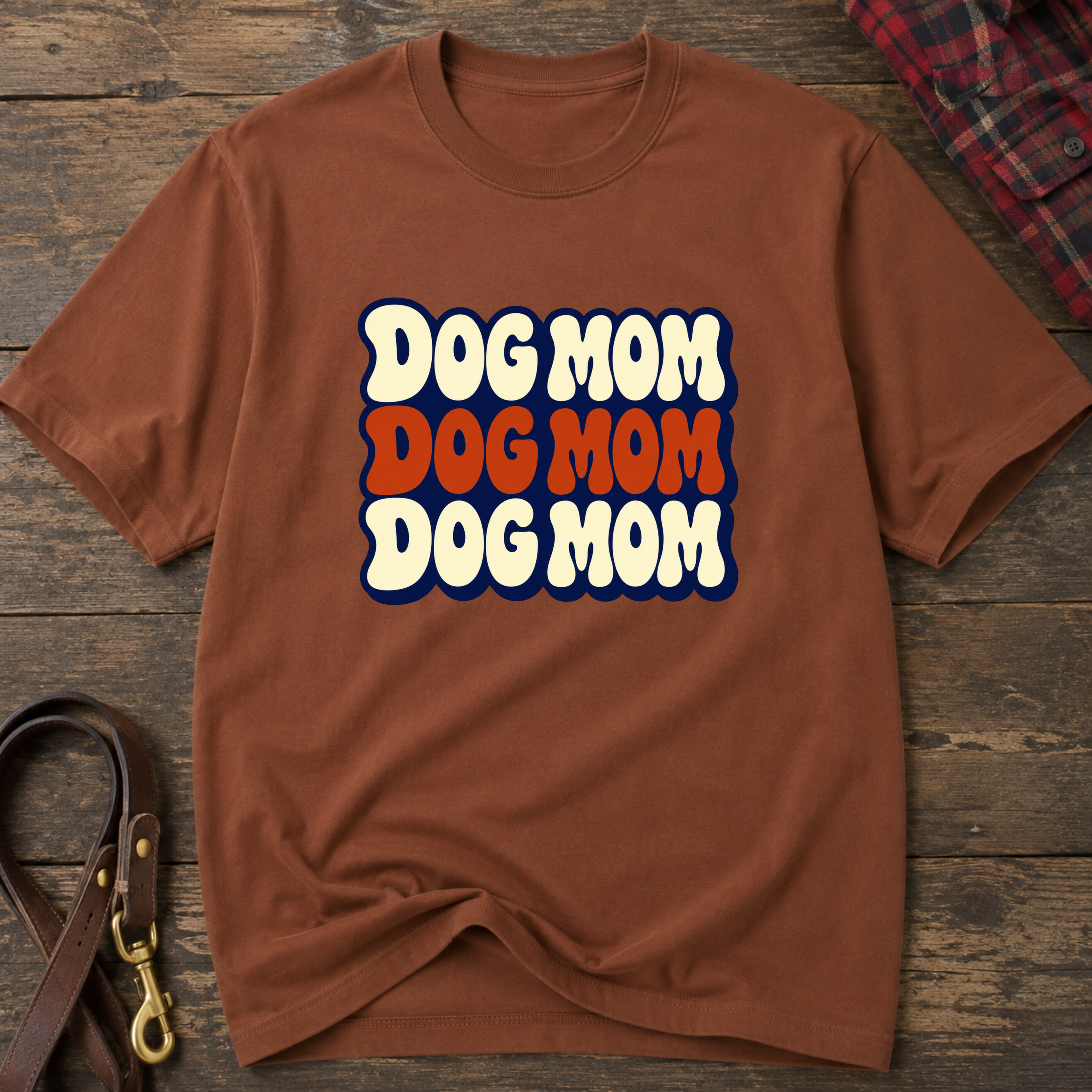 Snago T-Shirt DOG MOM Dog and Cat Tees for Pet Parents
