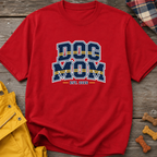Snago T-Shirt DOG MOM est. 2026 Dog and Cat Tees for Pet Parents