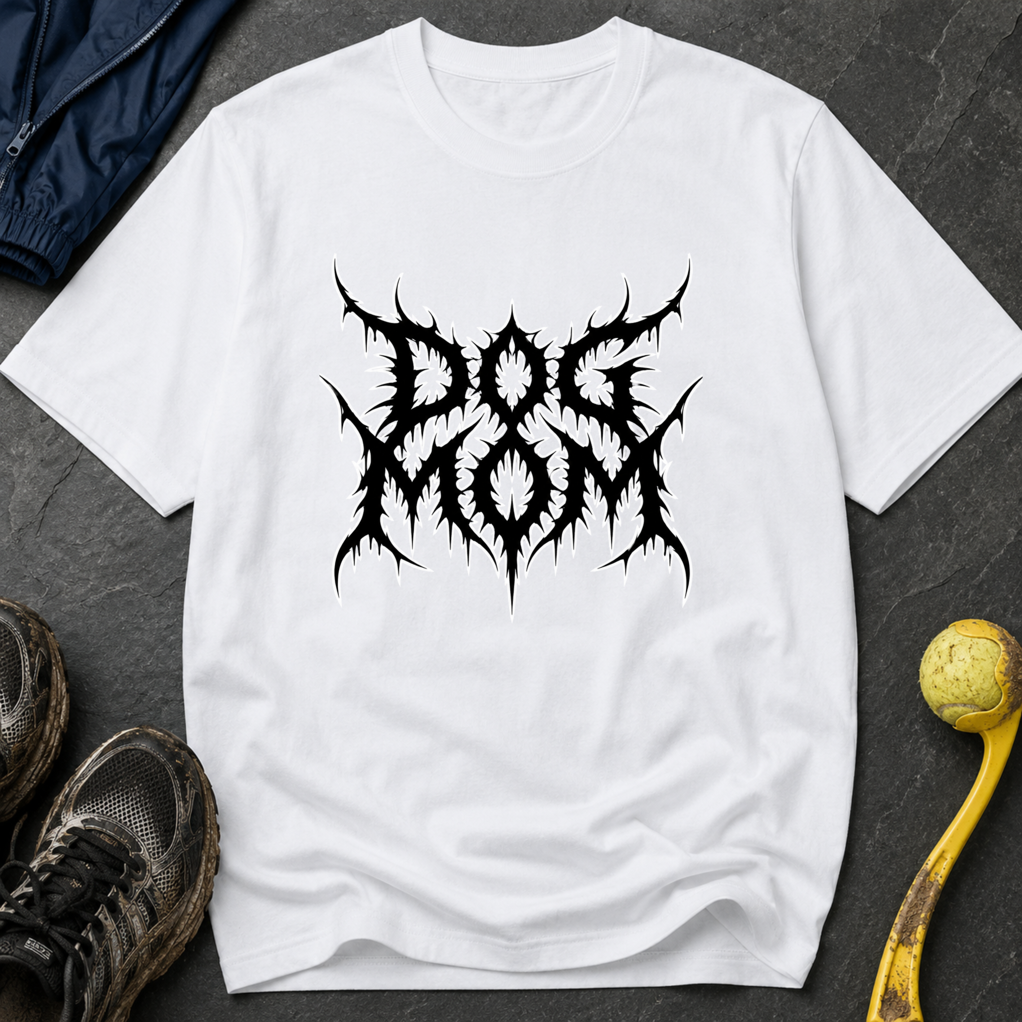 Snago T-Shirt Dog Mom Gothic Dog and Cat Tees for Pet Parents