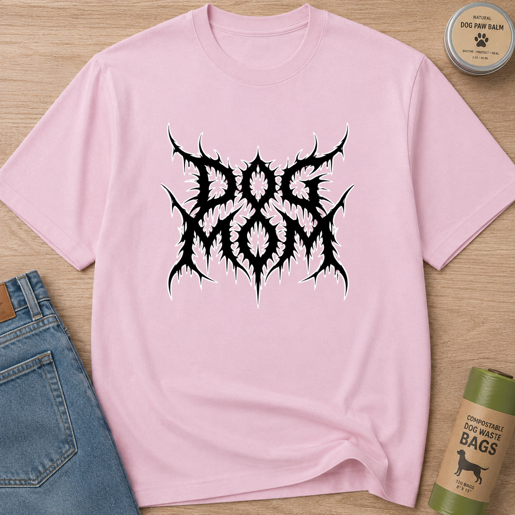Snago T-Shirt Dog Mom Gothic Dog and Cat Tees for Pet Parents