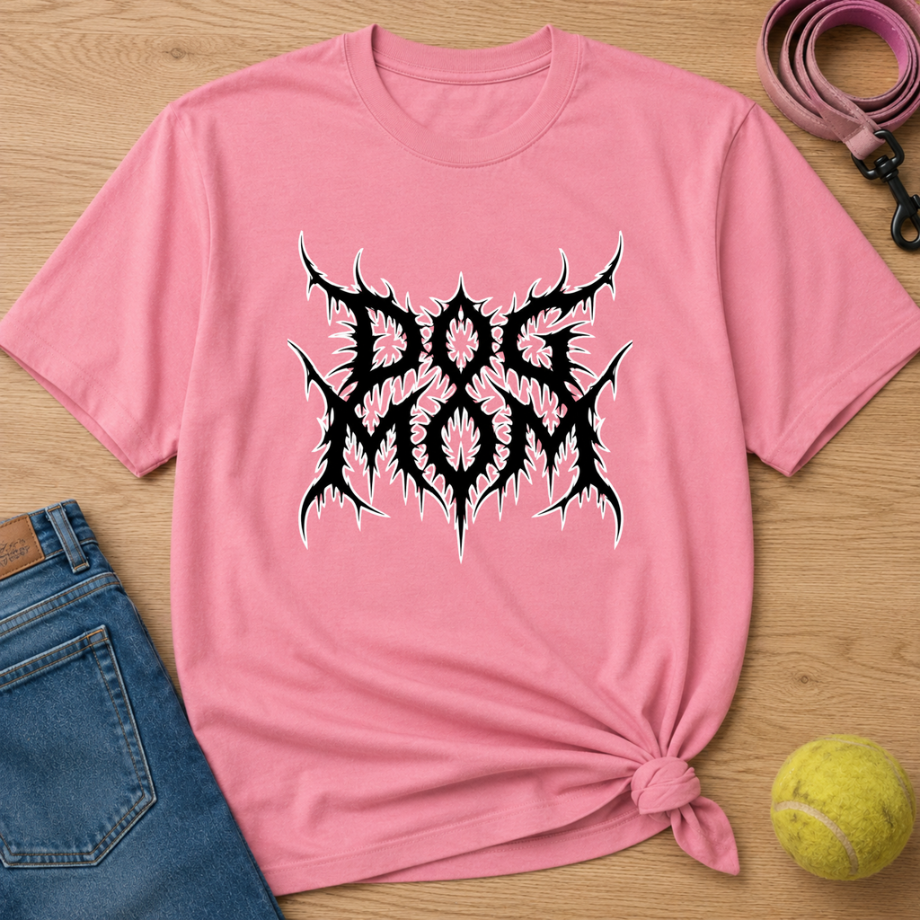 Snago T-Shirt Dog Mom Gothic Dog and Cat Tees for Pet Parents