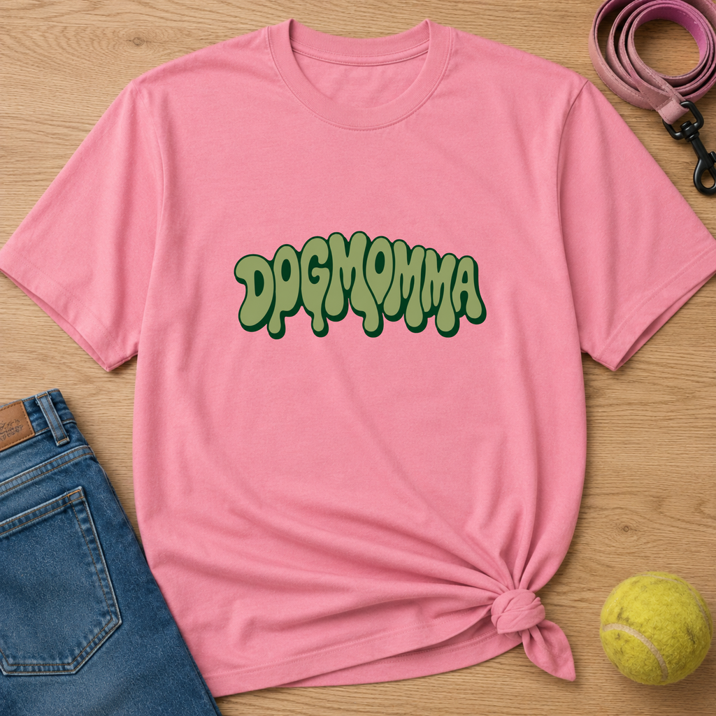Snago T-Shirt DOG MOMMA Dog and Cat Tees for Pet Parents