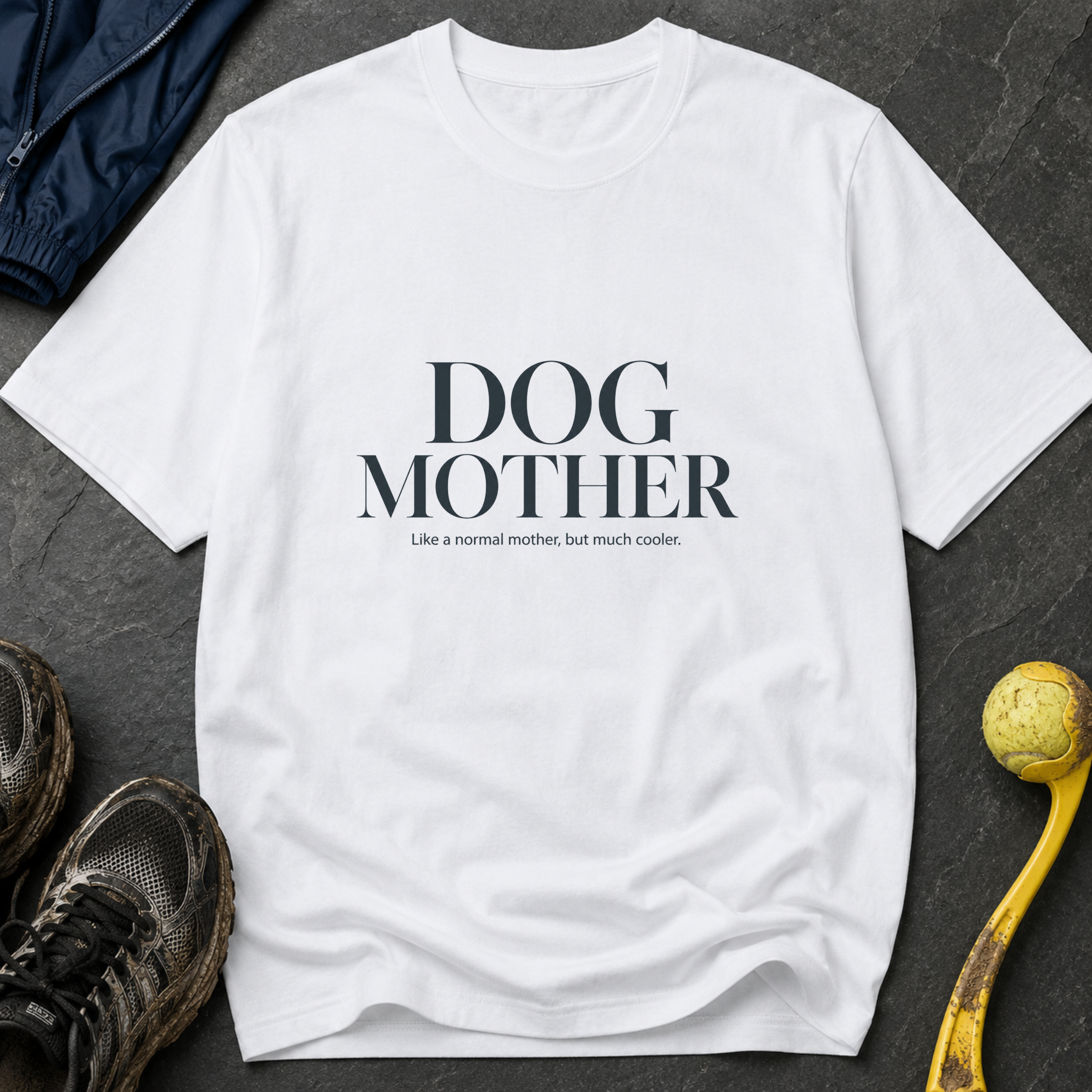 Snago T-Shirt DOG MOTHER - Like a normal mother, but much cooler. Dog and Cat Tees for Pet Parents