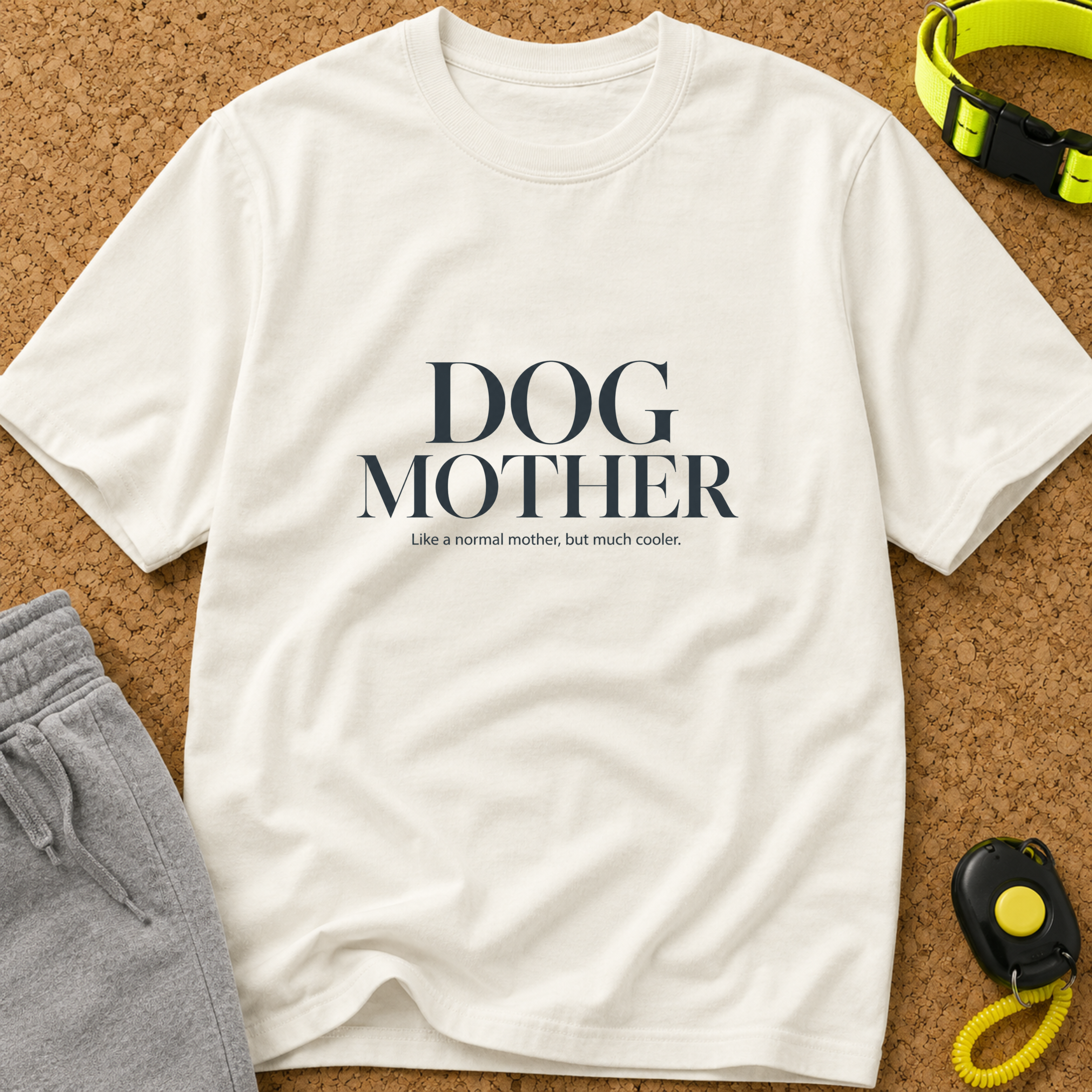 Snago T-Shirt DOG MOTHER - Like a normal mother, but much cooler. Dog and Cat Tees for Pet Parents