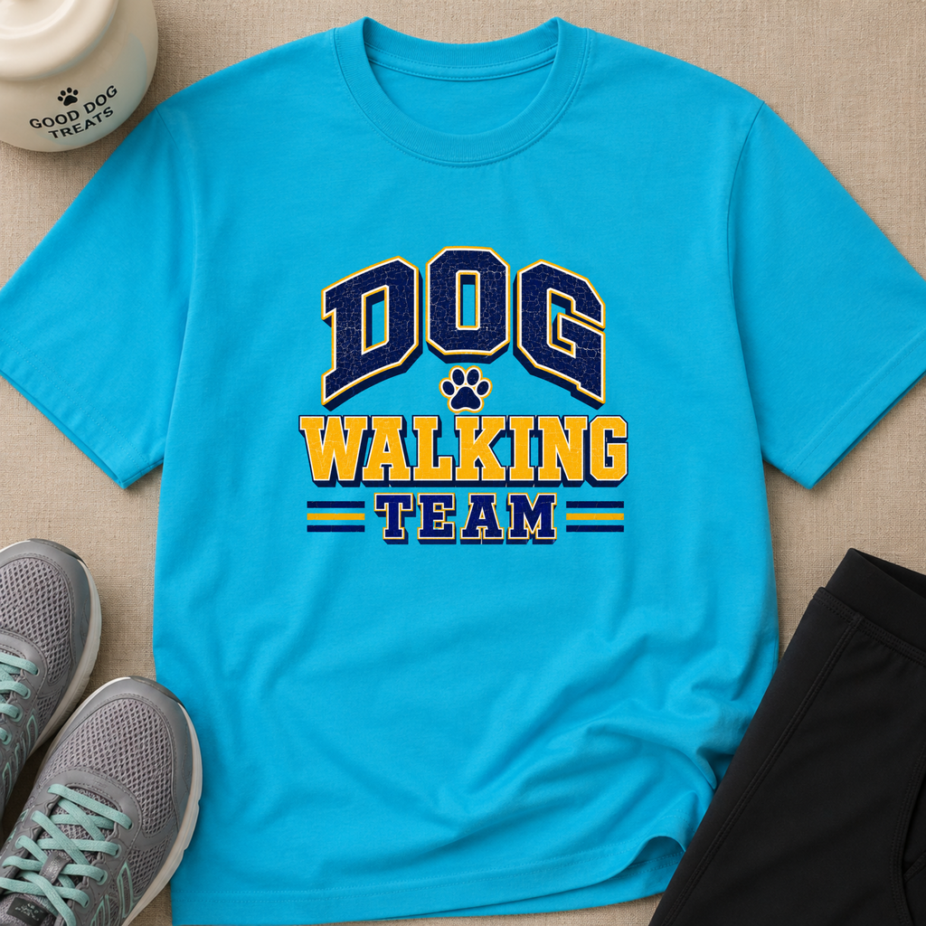 Snago T-Shirt Dog Walking Team Dog and Cat Tees for Pet Parents