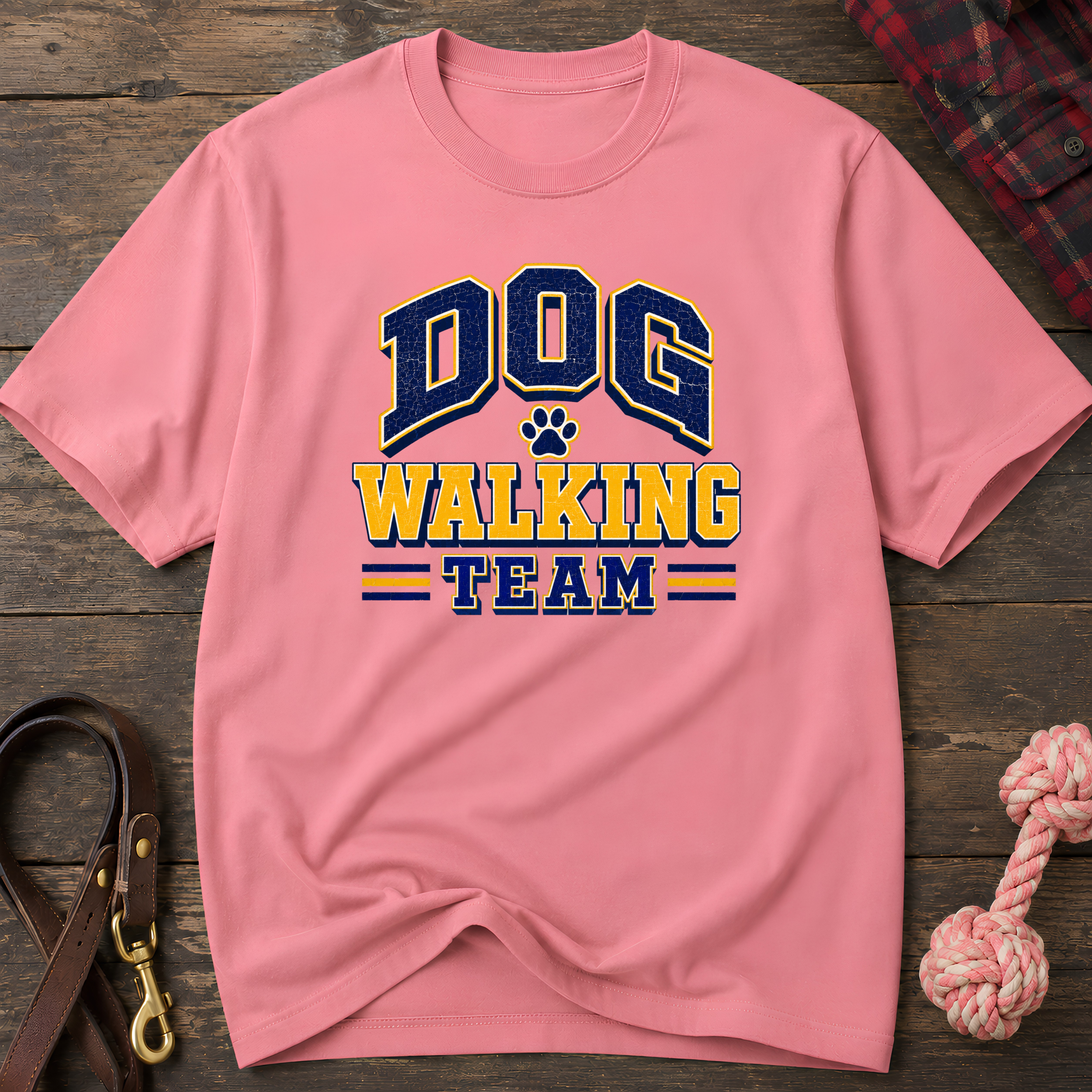 Snago T-Shirt Dog Walking Team Dog and Cat Tees for Pet Parents