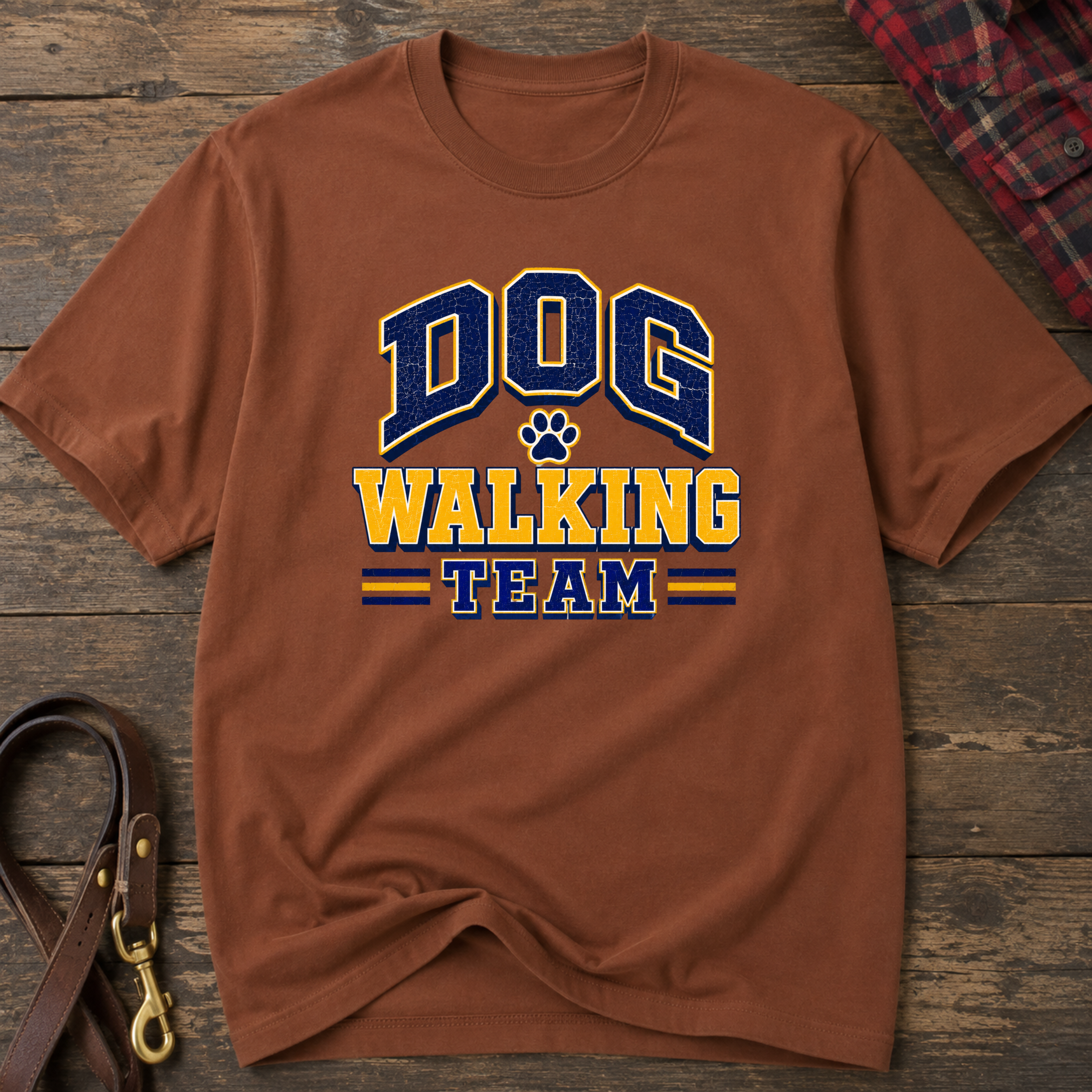 Snago T-Shirt Dog Walking Team Dog and Cat Tees for Pet Parents