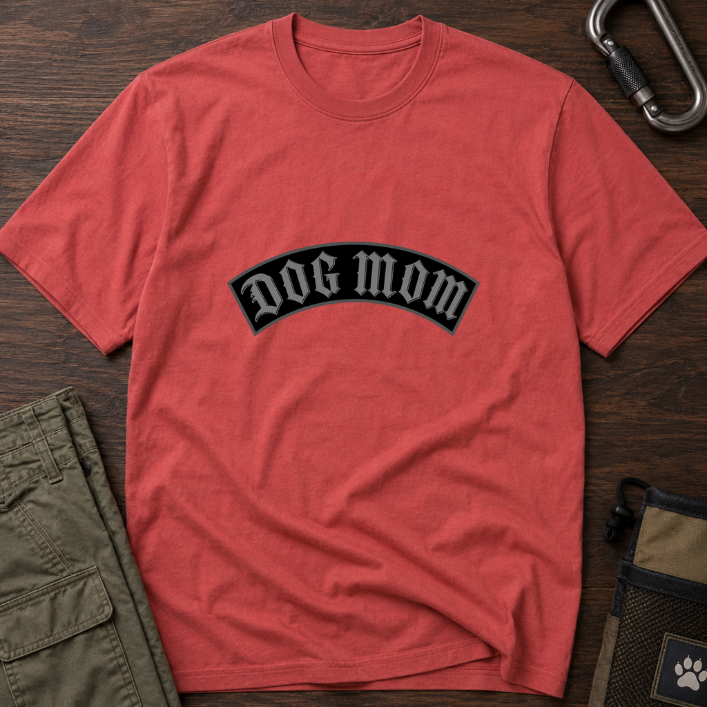 Snago T-Shirt DOM MOM - Gothic Dog and Cat Tees for Pet Parents