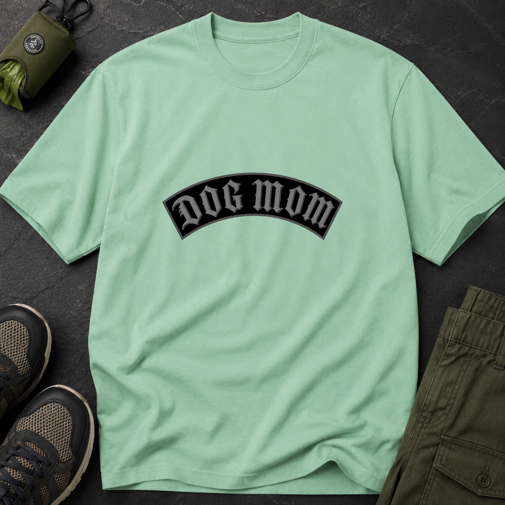 Snago T-Shirt DOM MOM - Gothic Dog and Cat Tees for Pet Parents
