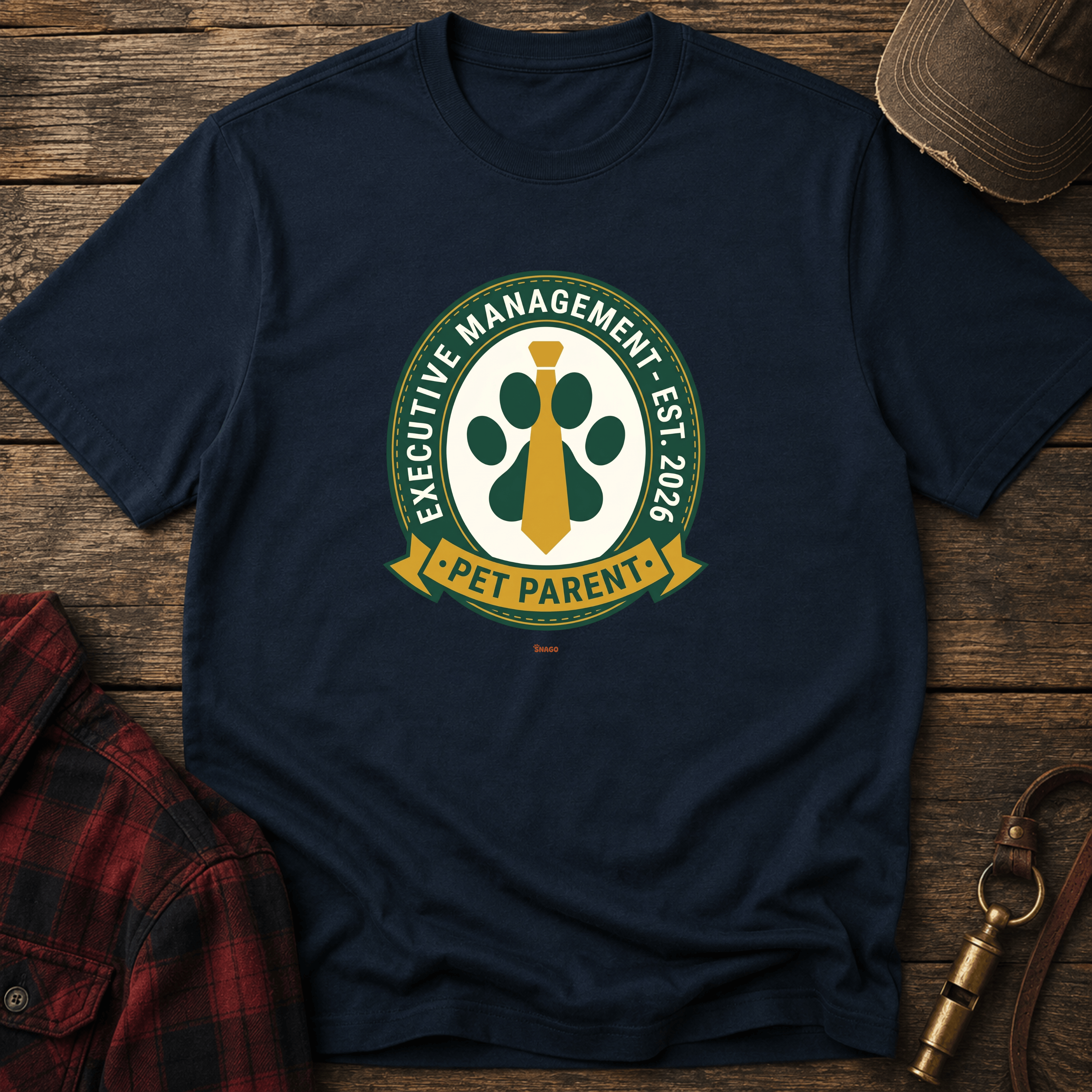 Snago T-Shirt Executive Management - Pet Parent Dog and Cat Tees for Pet Parents