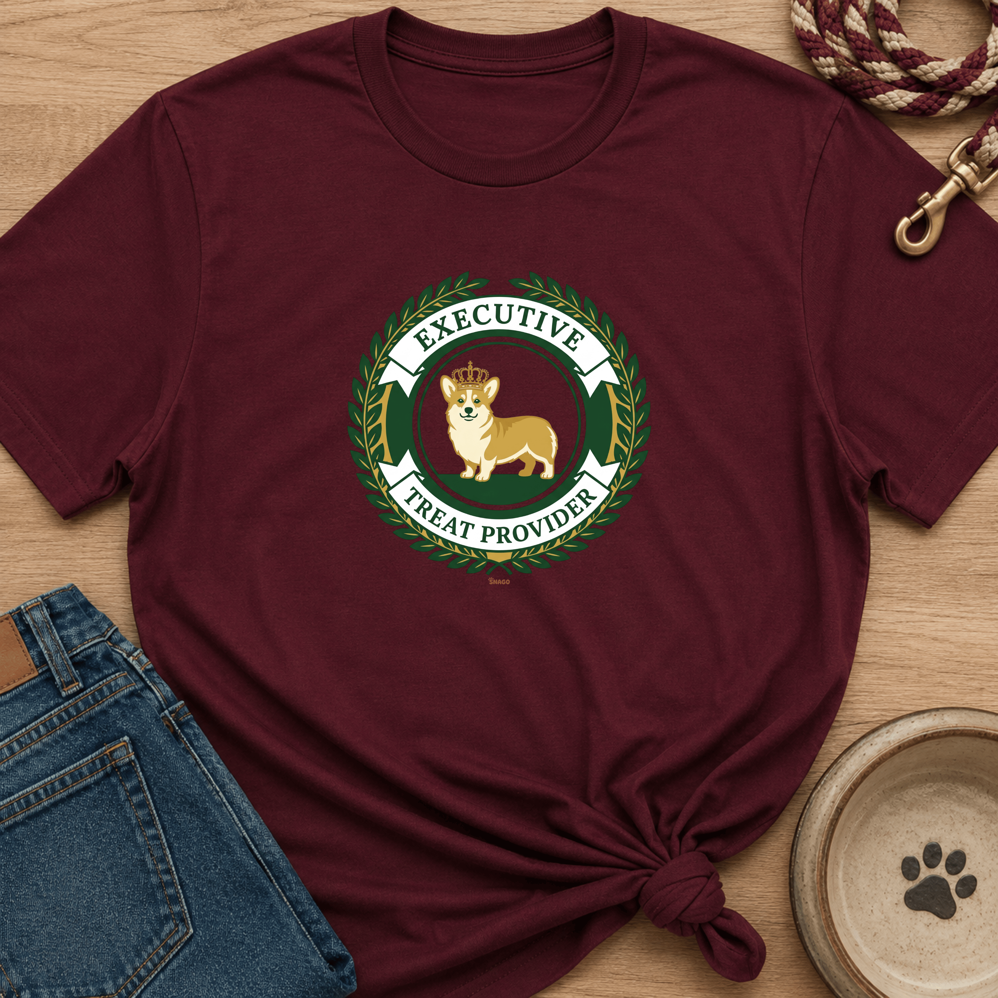 Snago T-Shirt Executive Treat Provider Dog and Cat Tees for Pet Parents