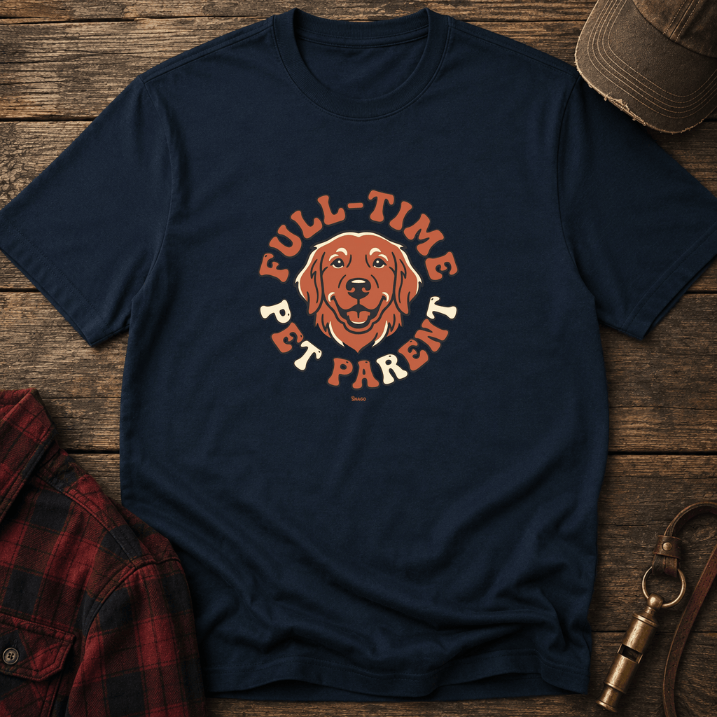 Snago T-Shirt Full-Time Pet Parent Dog and Cat Tees for Pet Parents