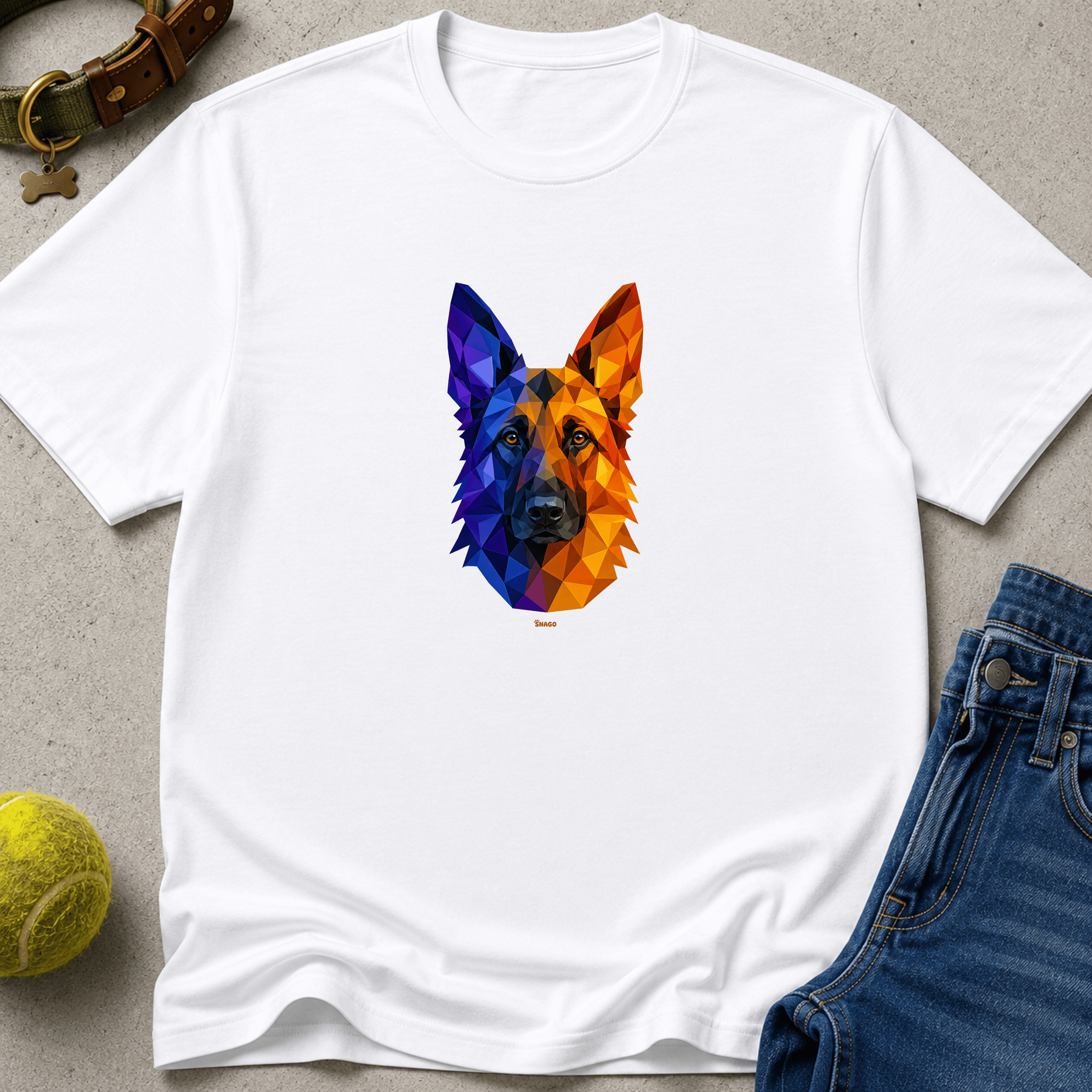 Snago T-Shirt Geometric Doggo Dog and Cat Tees for Pet Parents