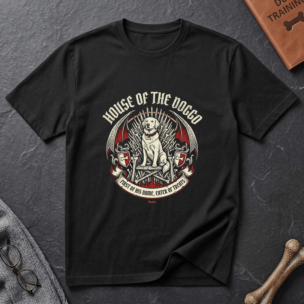 Snago T-Shirt House Of The Doggo Dog and Cat Tees for Pet Parents