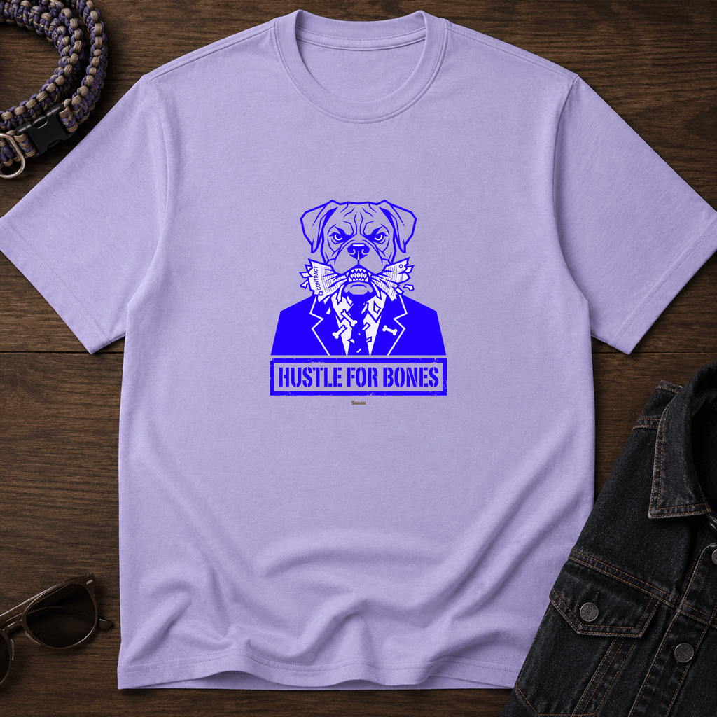 Snago T-Shirt Hustle For Bones Dog and Cat Tees for Pet Parents