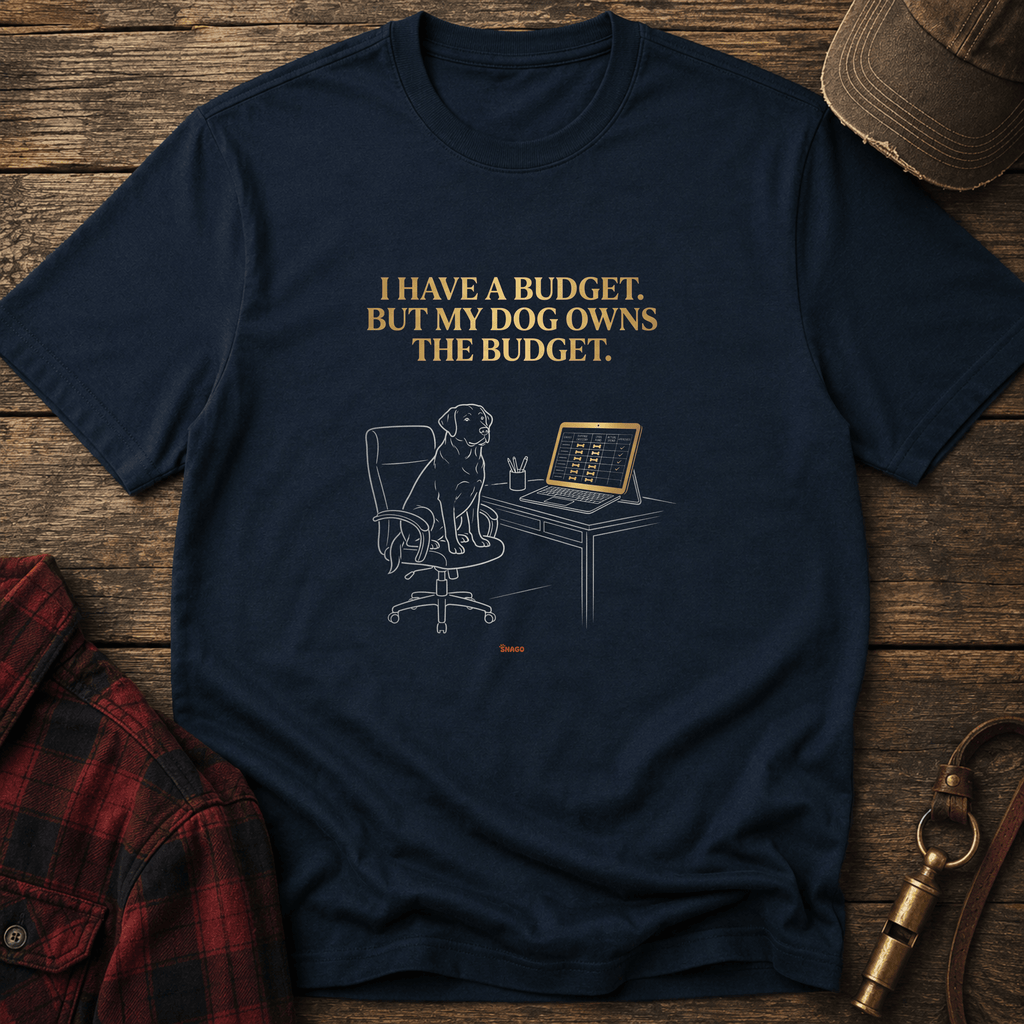 Snago T-Shirt I Have A budget, But My Dog Owns The Budget Dog and Cat Tees for Pet Parents