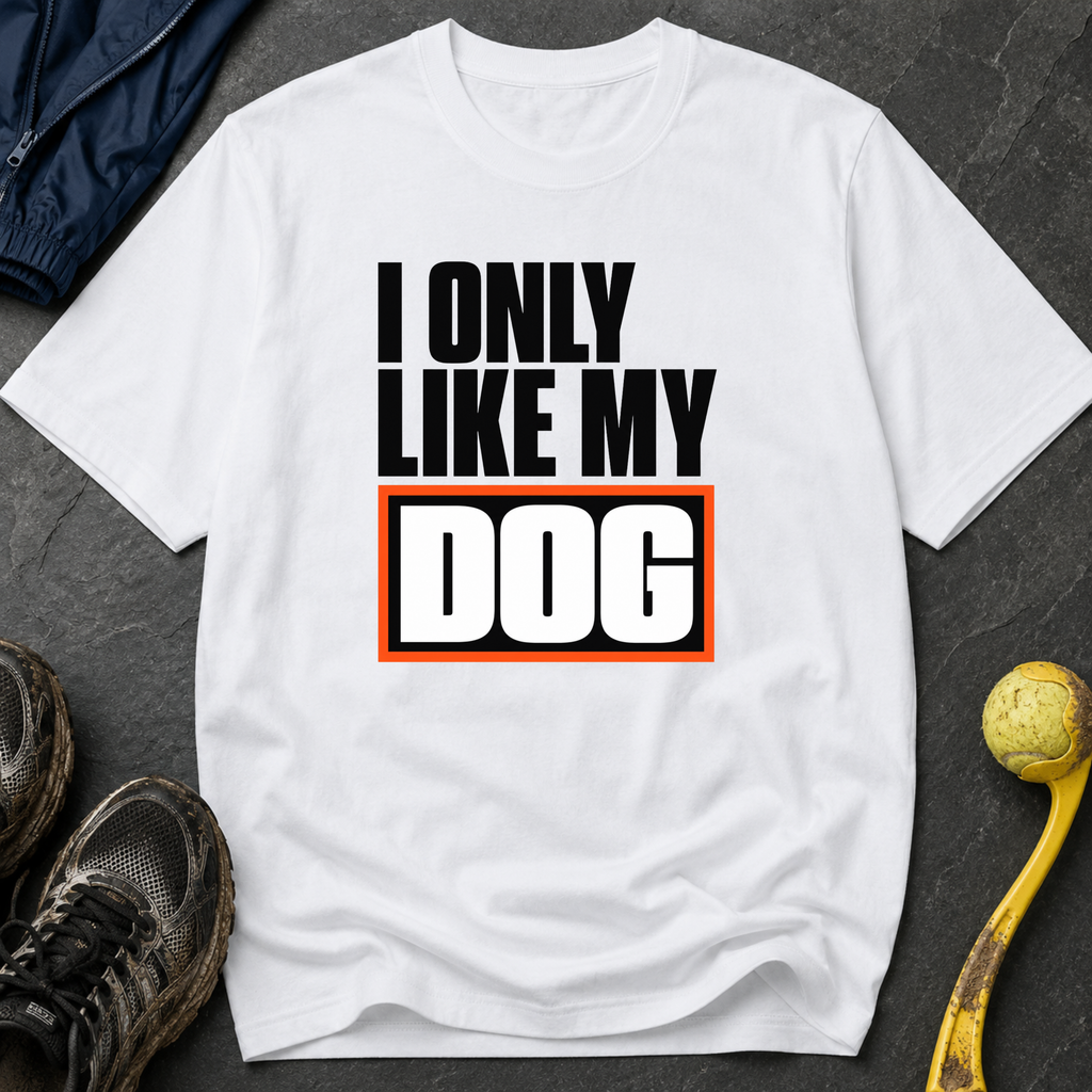 Snago T-Shirt I Like My DOG Dog and Cat Tees for Pet Parents