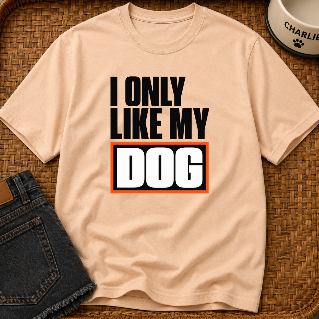 Snago T-Shirt I Like My DOG Dog and Cat Tees for Pet Parents