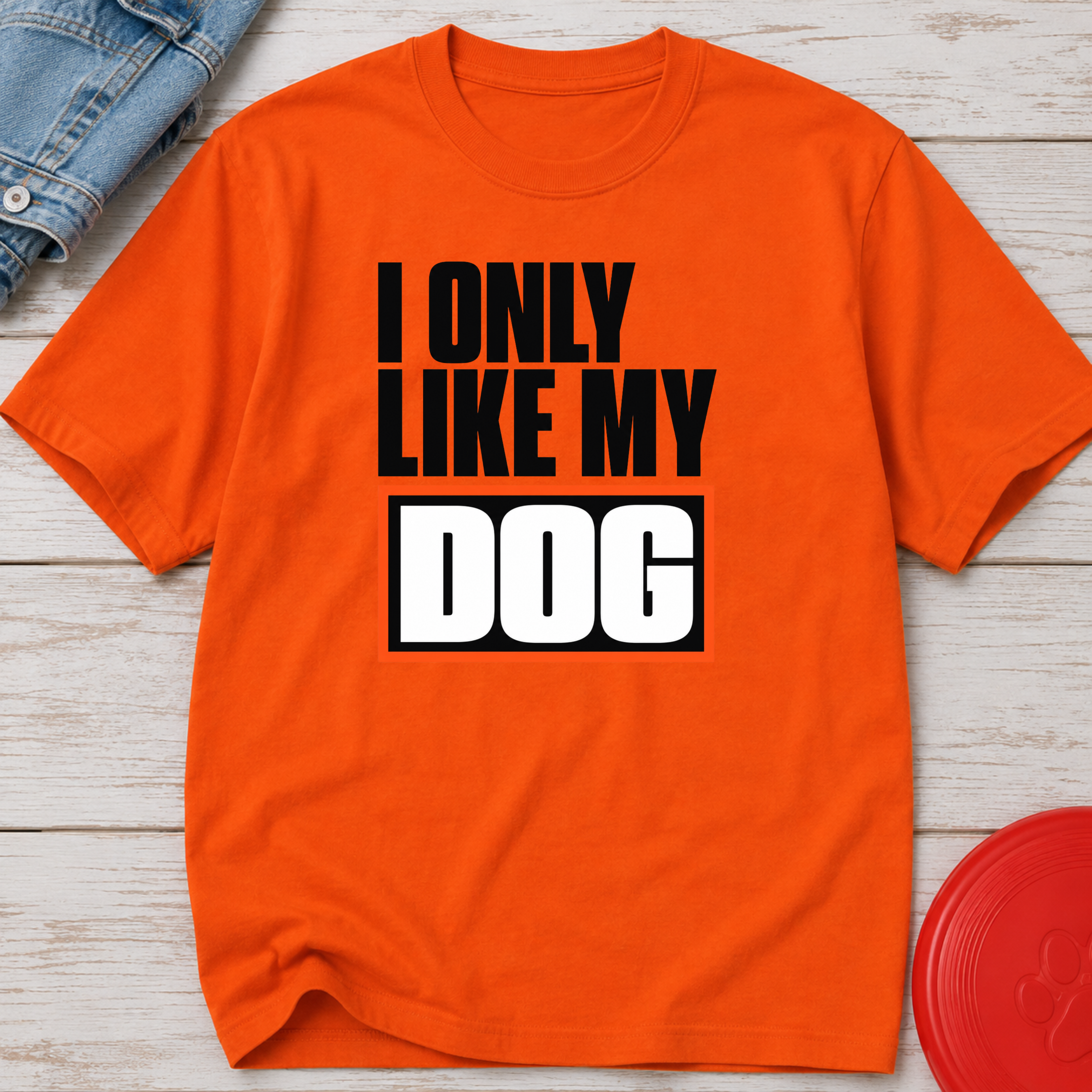 Snago T-Shirt I Like My DOG Dog and Cat Tees for Pet Parents