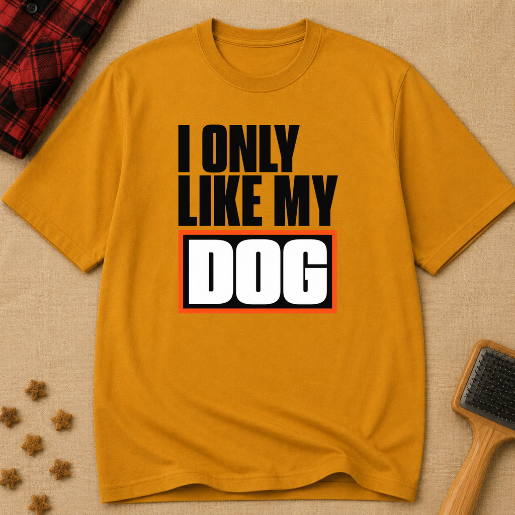 Snago T-Shirt I Like My DOG Dog and Cat Tees for Pet Parents