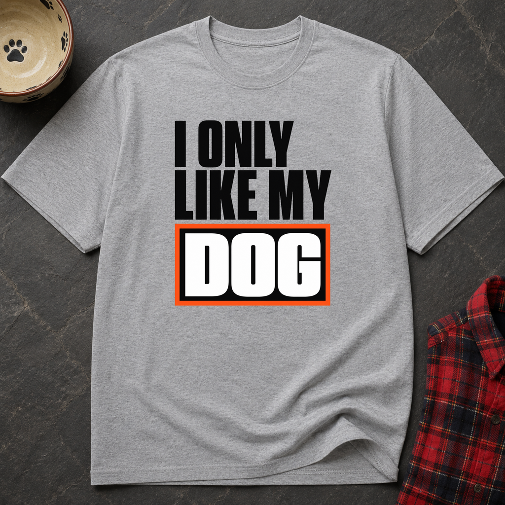 Snago T-Shirt I Like My DOG Dog and Cat Tees for Pet Parents