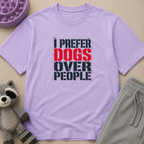 Snago T-Shirt I Prefer Dogs Over People Dog and Cat Tees for Pet Parents
