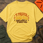 Snago T-Shirt I Prefer Dogs Over People Dog and Cat Tees for Pet Parents