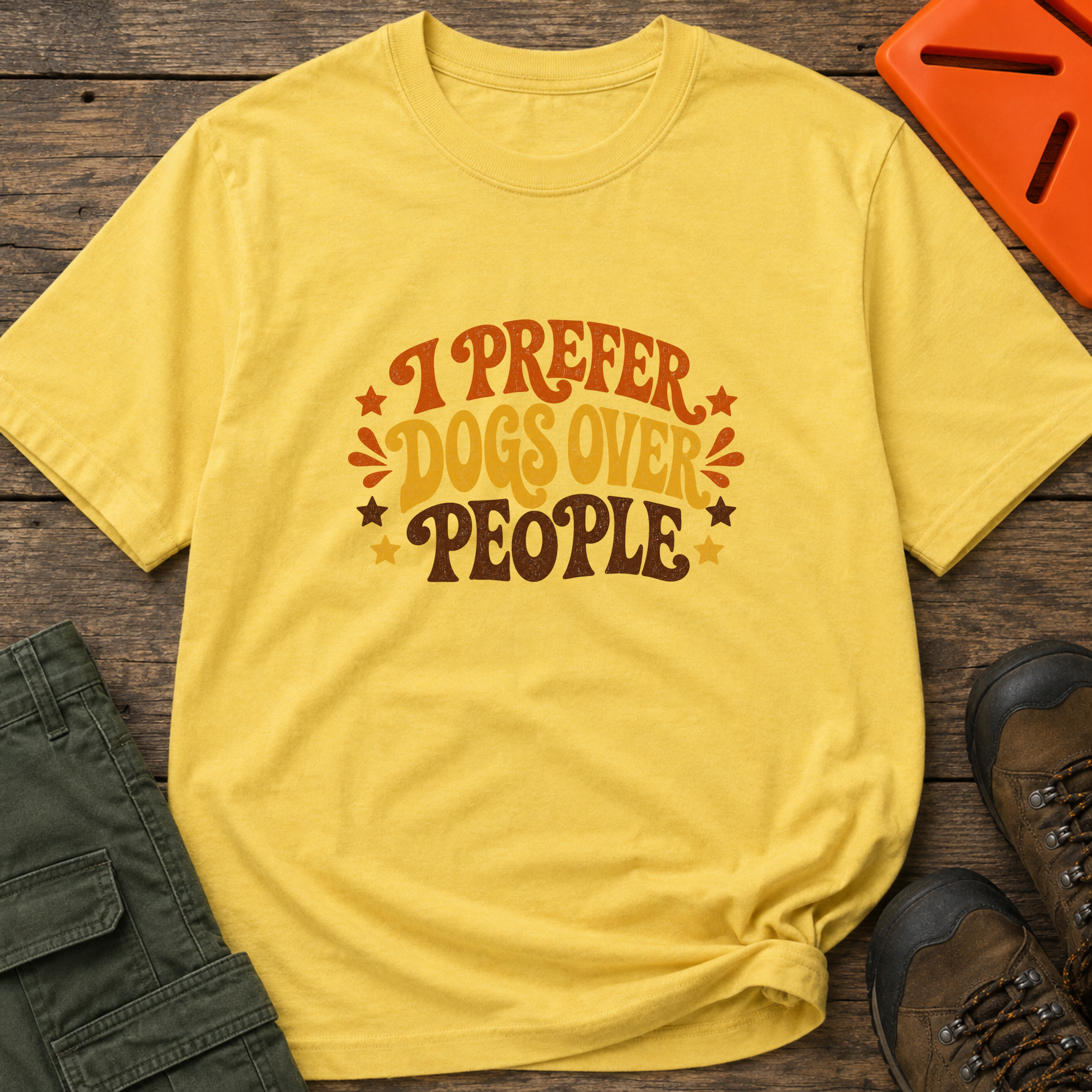 Snago T-Shirt I Prefer Dogs Over People Dog and Cat Tees for Pet Parents