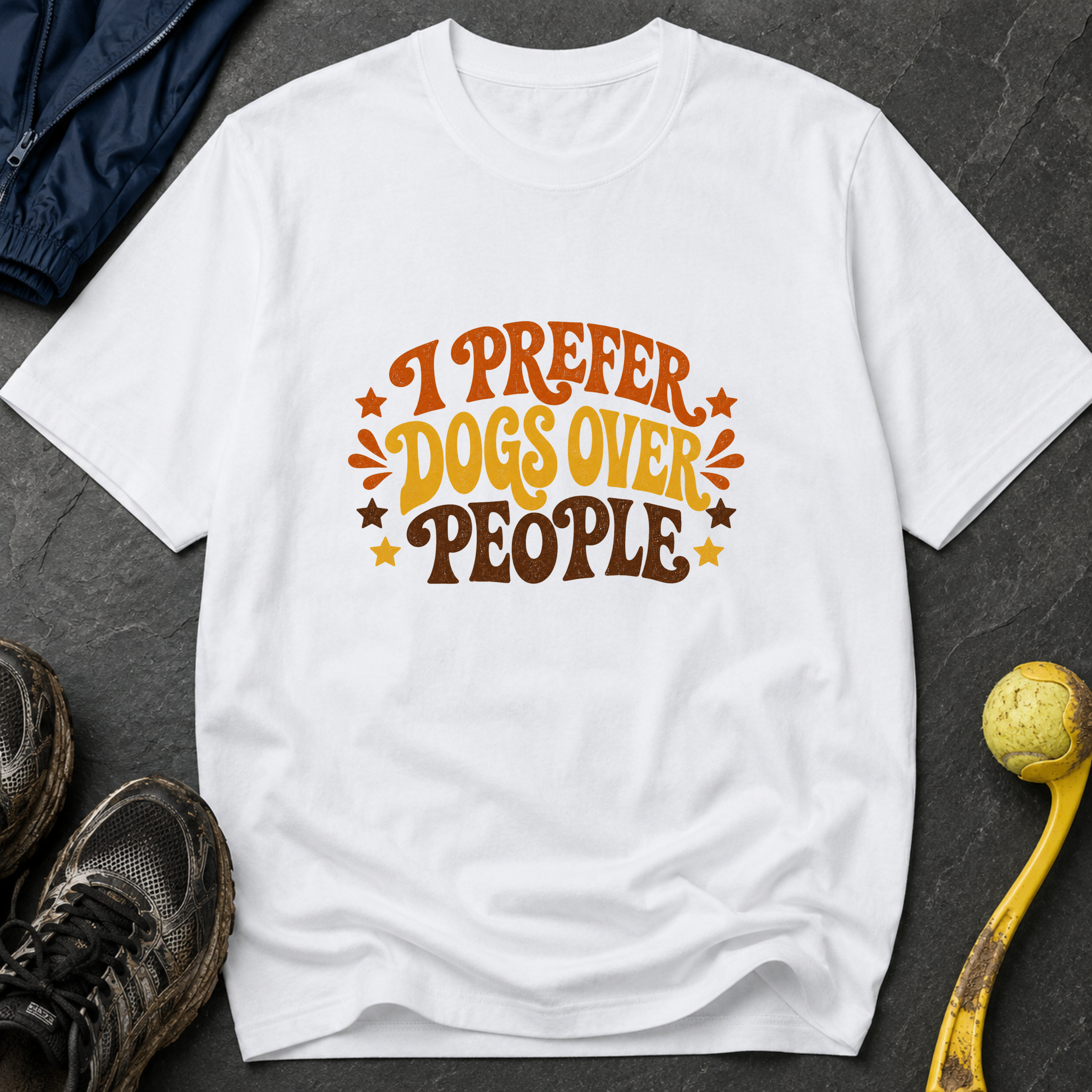 Snago T-Shirt I Prefer Dogs Over People Dog and Cat Tees for Pet Parents