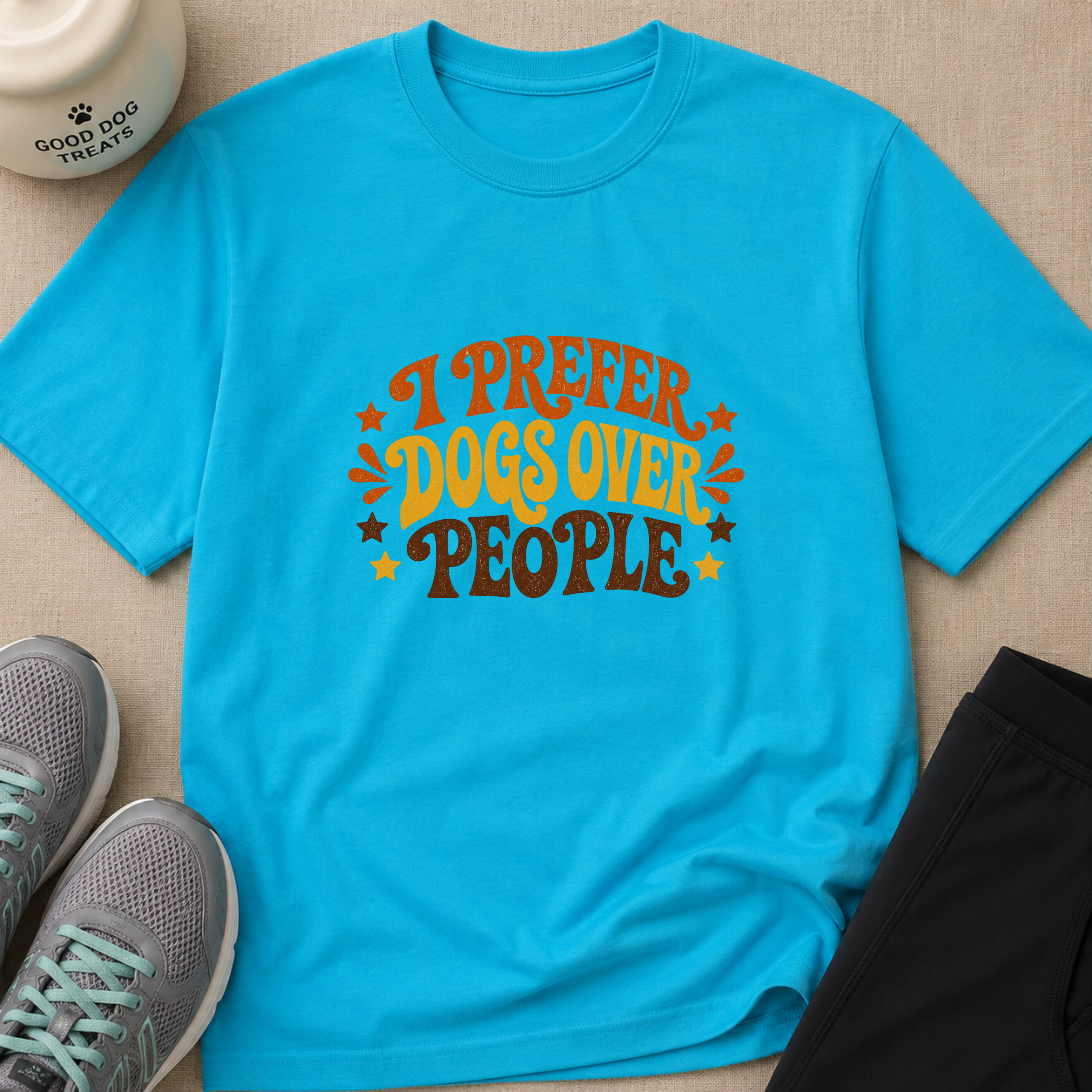 Snago T-Shirt I Prefer Dogs Over People Dog and Cat Tees for Pet Parents