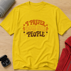Snago T-Shirt I Prefer Dogs Over People Dog and Cat Tees for Pet Parents